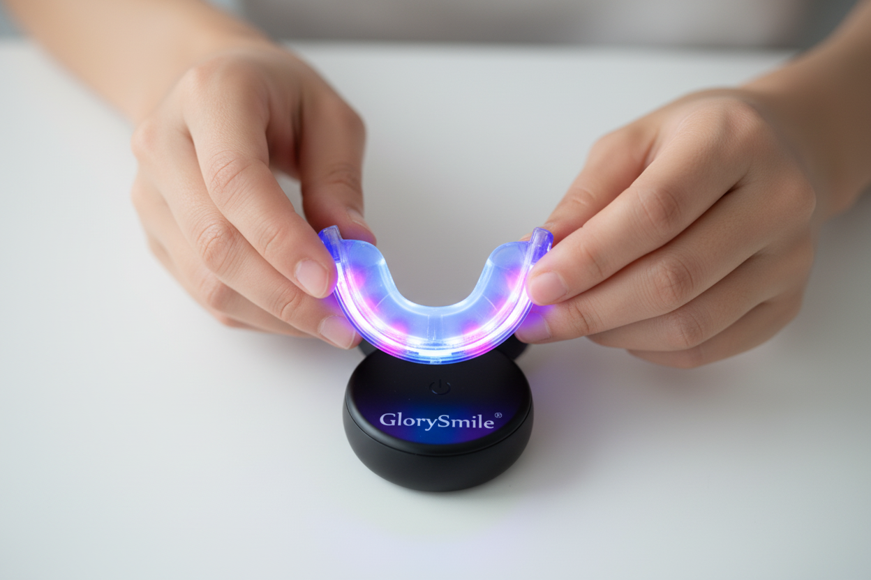 GlorySmile LED Device In Use