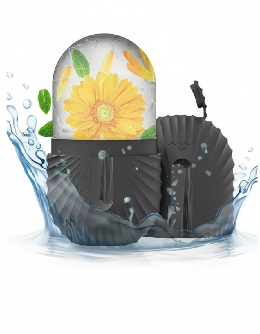 Ice Face Roller Yellow Gerbera Black HQ